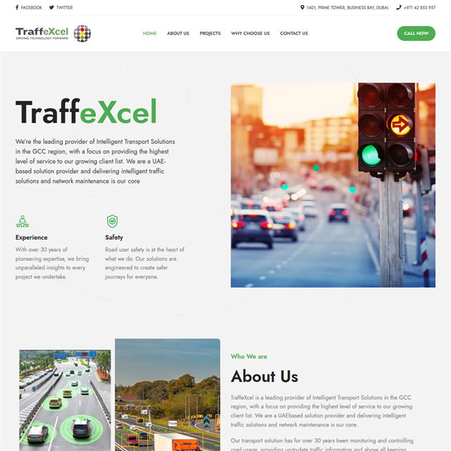 TraffeXcel — Intelligent transport solutions company designed and developed by ZyntaX Online